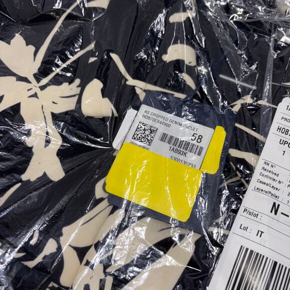 LOUIS VUITTON Cropped Denim Jacket SS23 NWT silk floral all over print - Picture 6 of 16